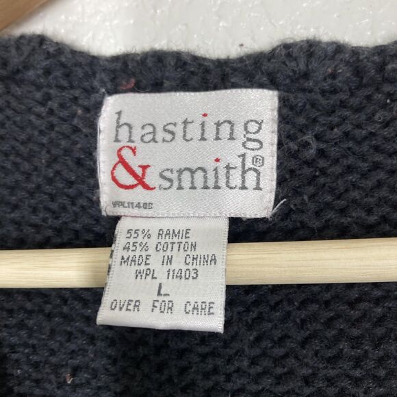 Hasting & Smith Sweater Vest Womens Large Nutcracker Ugly Christmas Beaded - Picture 5 of 12